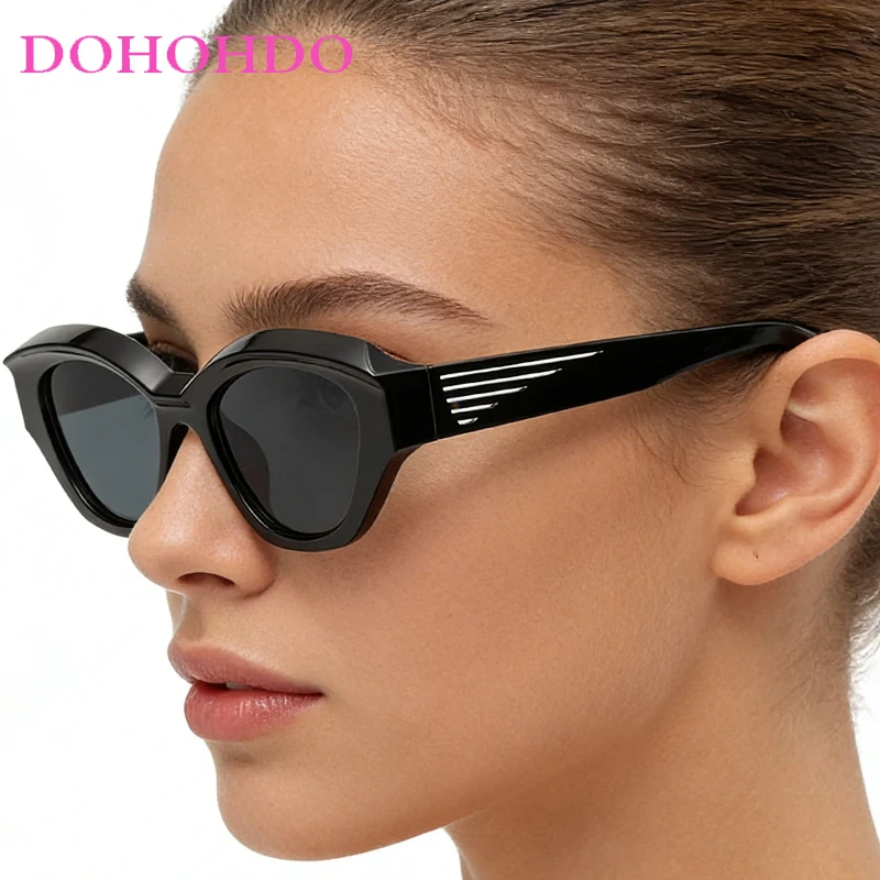 

Vintage Thick Frame Cat Eye Women's Sunglasses Brand Design Outdoor Drive Travel Men Sun Glasses New Luxury Eyewear UV400 Lentes