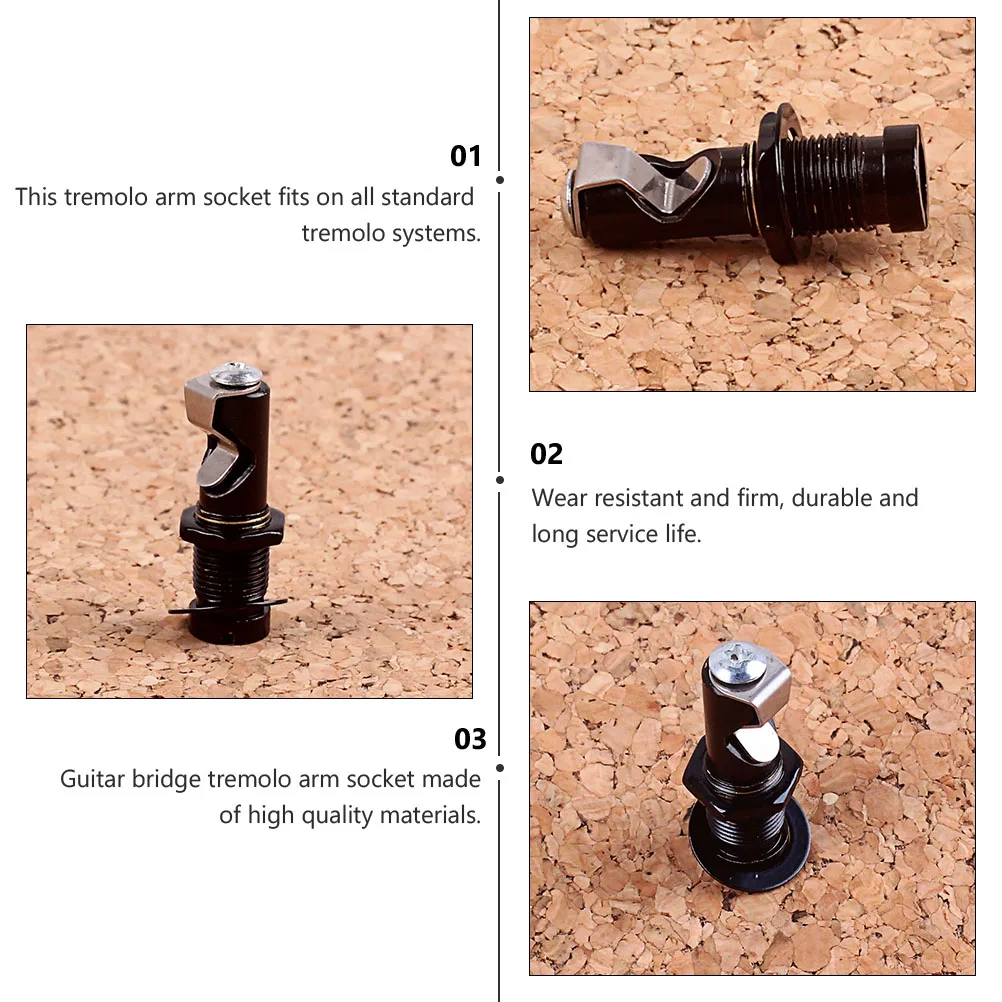 

Precisely Shaped Guitar Bridge Insertion Tremolo Arm Socket Durable Replacement Parts For Electric Guitars
