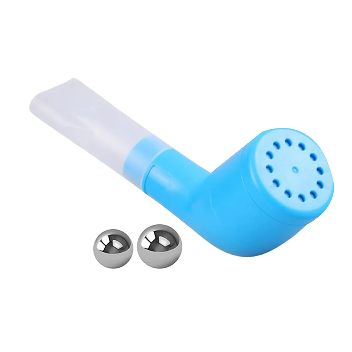 Mucus Removal Device Lung Expander Breathing Exercise Respiratory Muscle Trainer Phlegm Remover Clear Relife-Blue