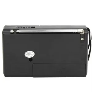 MINI AM/FM RADIO TELESCOPIC ANTENNAフル波バンド多機能ラジオビルトインスピーカーAAバッテリーを高齢者向けに搭載 8ベストセールスは外部アンテナを備えたFMラジオです-4