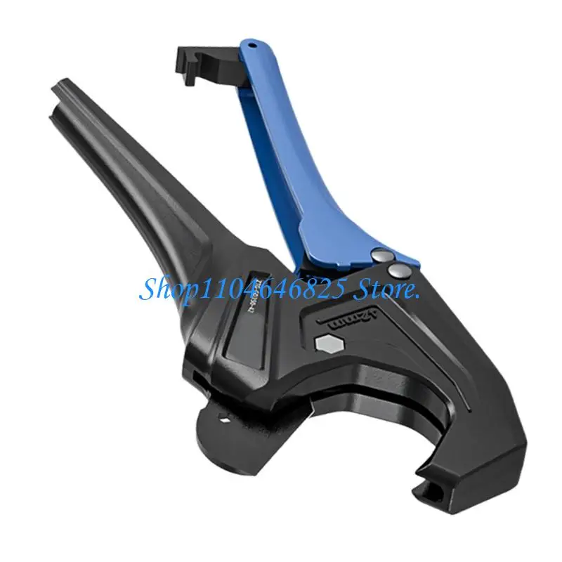

PVC Pipe Cutter Heavy Duty Stainless Steel Ratchet Plastic Cutter Tool for PVC Hose Cutting Easy to Use Adjustable