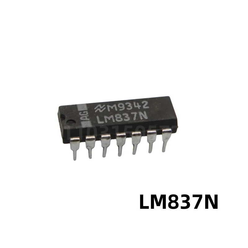 1piece LM837 LM837N direct plug-in DIP-14 four-way low-noise op amp IC direct shooting