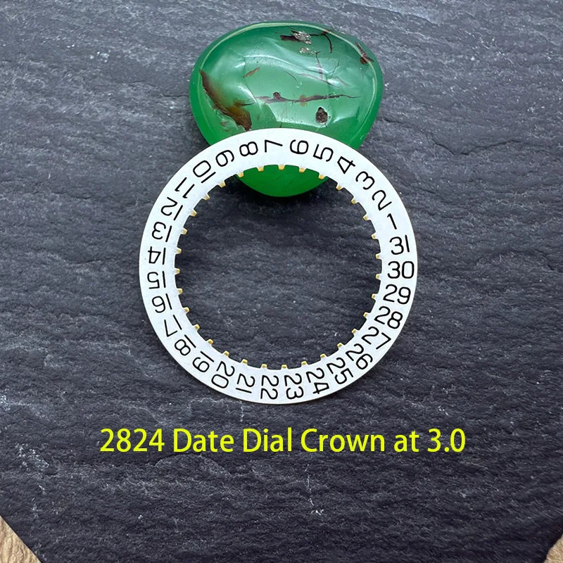 ETA 2824 تاريخ الحركة قرص العجلة مناسب 2824 تاريخ اليوم الحركة الميكانيكية عند 3.0/6.0 تاج عند 3.0 2824 أجزاء قرص عجلة الحركة #5