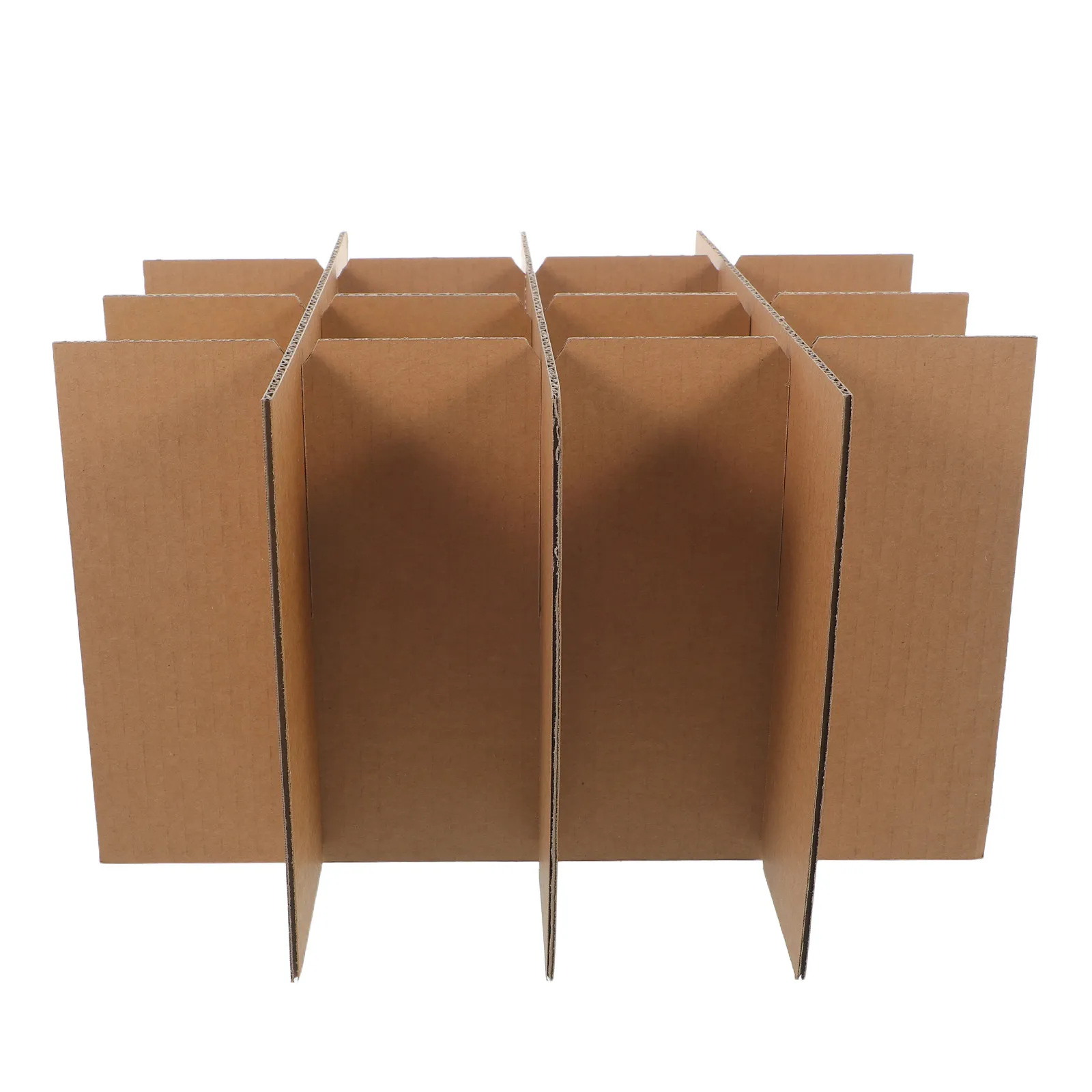 6 pièces de séparateurs en verre pour carton de déménagement 82x82x160mm, structure en grille, protecteur de verrerie à pied, inserts pour boîte de vaisselle, protecteur de verrerie fragile