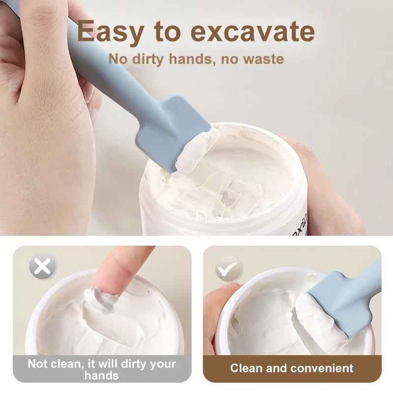 1PC Double-Headed ซิลิโคนแปรงทําความสะอาดผิวหน้าแปรงหน้ากากนวด Applicatior เครื่องมือสําหรับ Skin Care แปรงแต่งหน้า