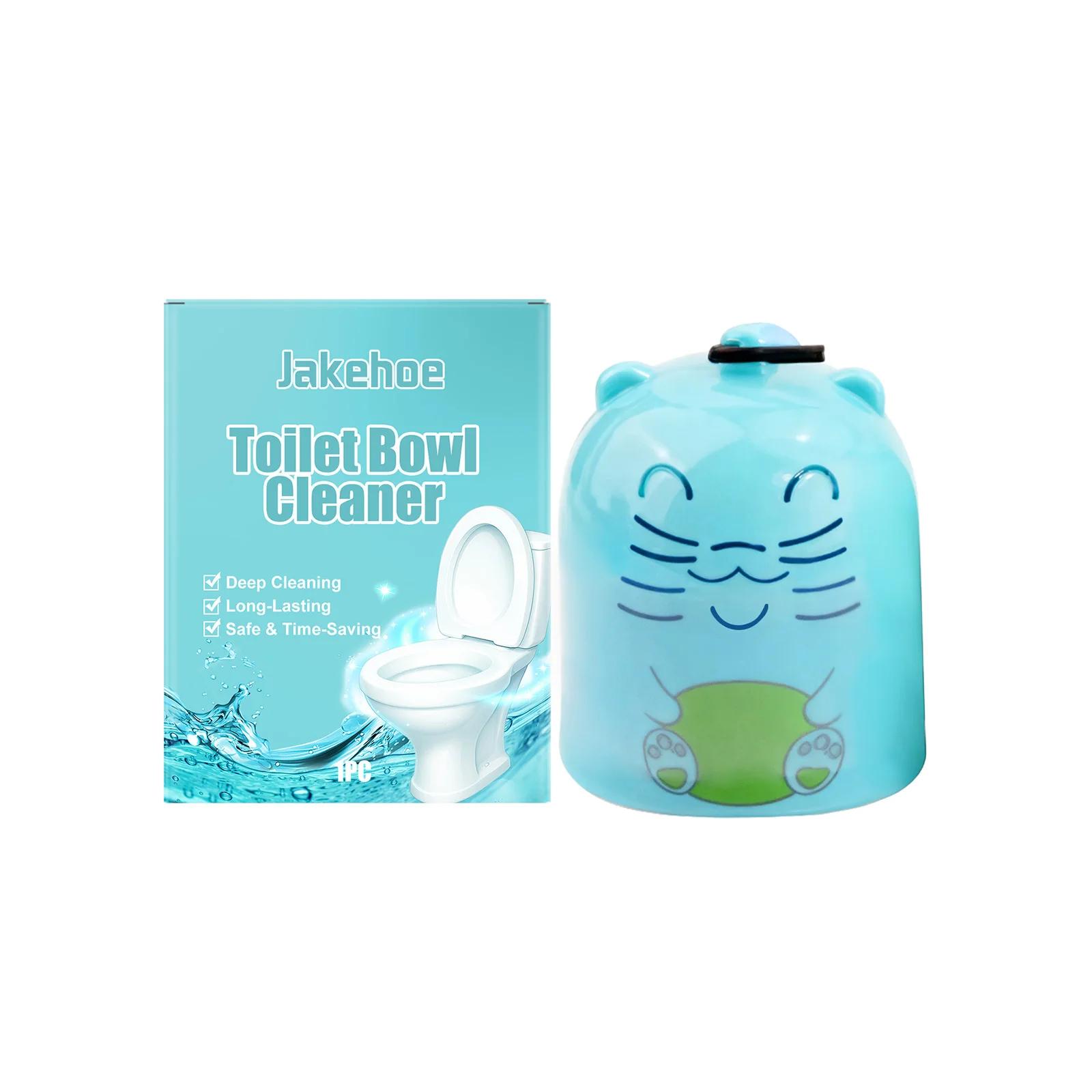 Household Drop-in Toilet Bowl Cleaner, Descaling & Stain Removal, Fragrance Boost for Bathroom