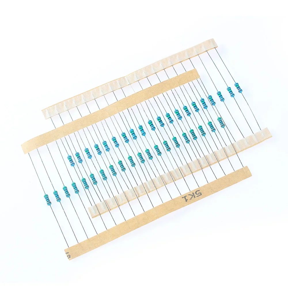 1500PCS 1/4W Resistance 1% Metal Film Resistor Assortment Kit Set 75Values Each 20PCS 1R-10M Ohm Resistance Pack Kit