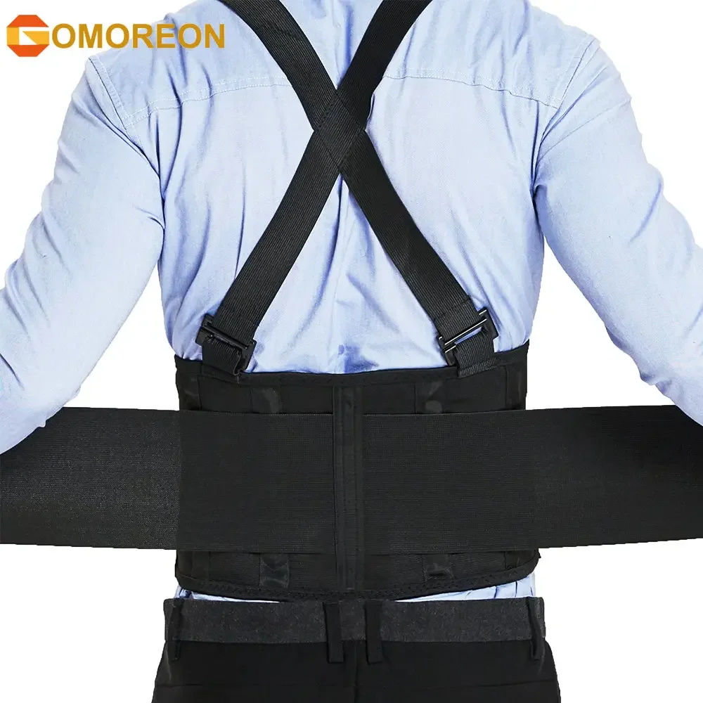 

1Pcs Adjustable Lumbar Support Belt with Suspenders, Back Brace for Posture Recovery, Workout, Herniated Disc Pain Relief