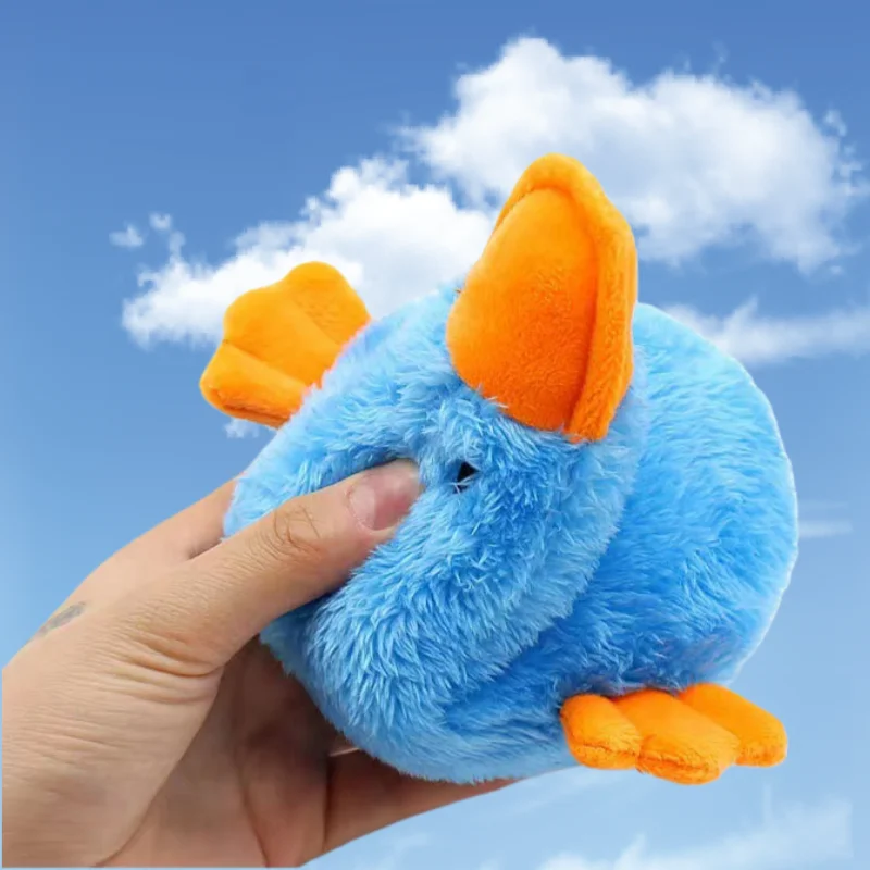 Dog Plush Sound Toy Yellow Duck Pet Interactive Training Stuffed Toys Cute No Fill Chewing Pet Supplies For Cat