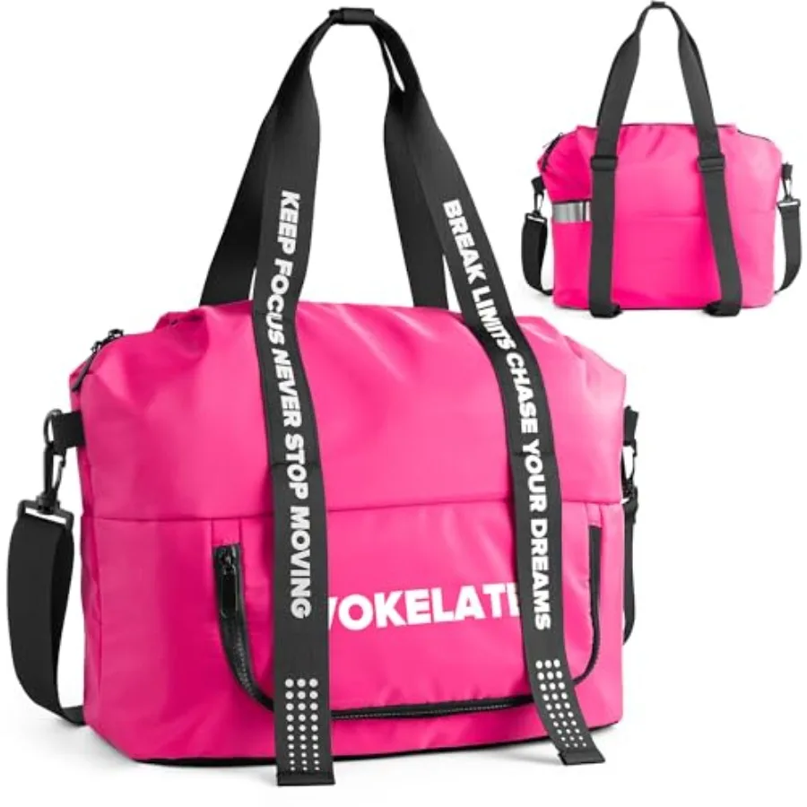 

Спортивная сумка для женщин, дорожная сумка-тоут для личных вещей с отделением для обуви, легкая дорожная сумка для девушек, сумка для ночевки