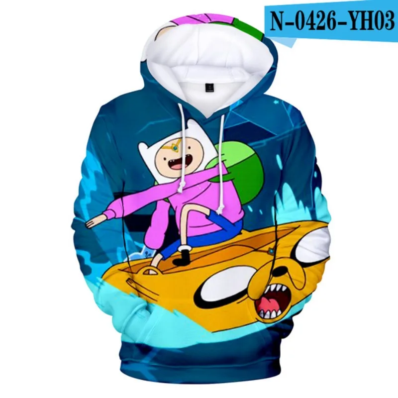 Hip Hop Popular Comfortable Adventure Time 3D Print Hoodies Sweatshirts Men/Women Sweatshirt Adult/Child Casual Pullovers