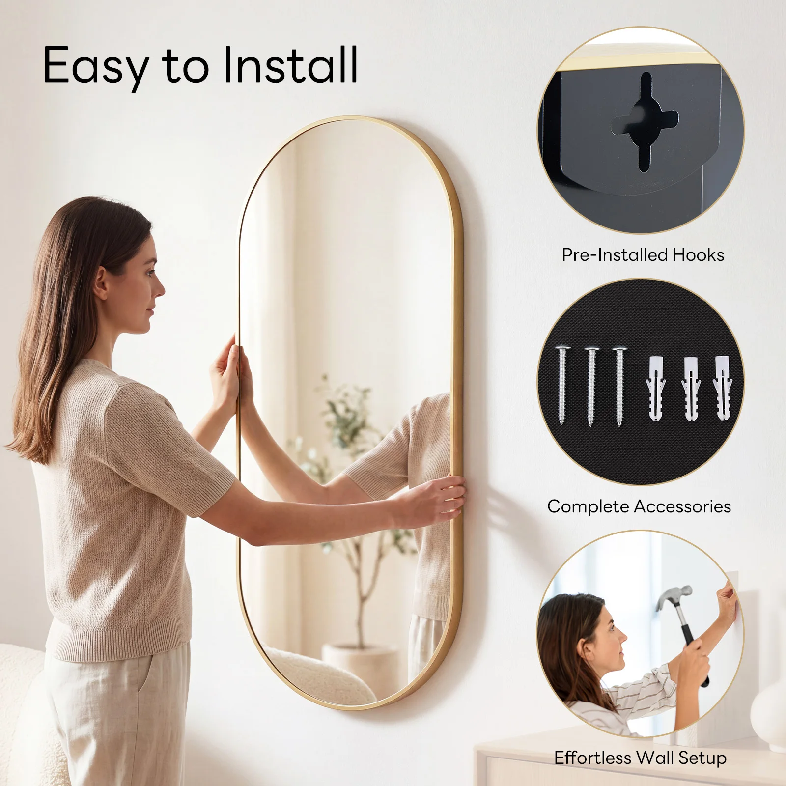 Horizontal mirror styling