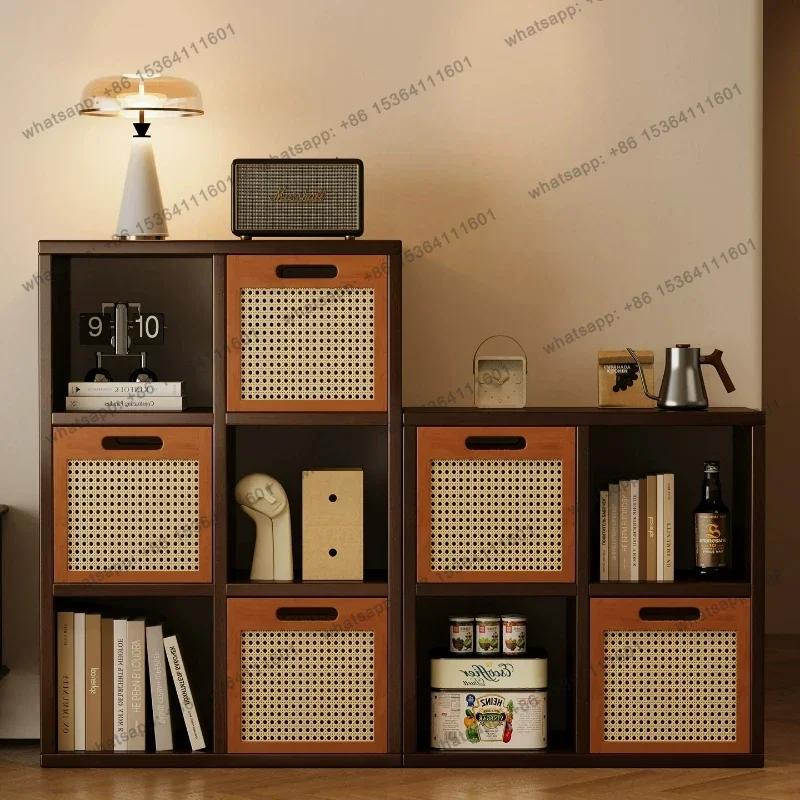 FG Storage Display Cabinet Clothes Corner Nightstands Bookshelves Vintage Cabinet Entryway Coffee Meuble Rangement Home Furnitur