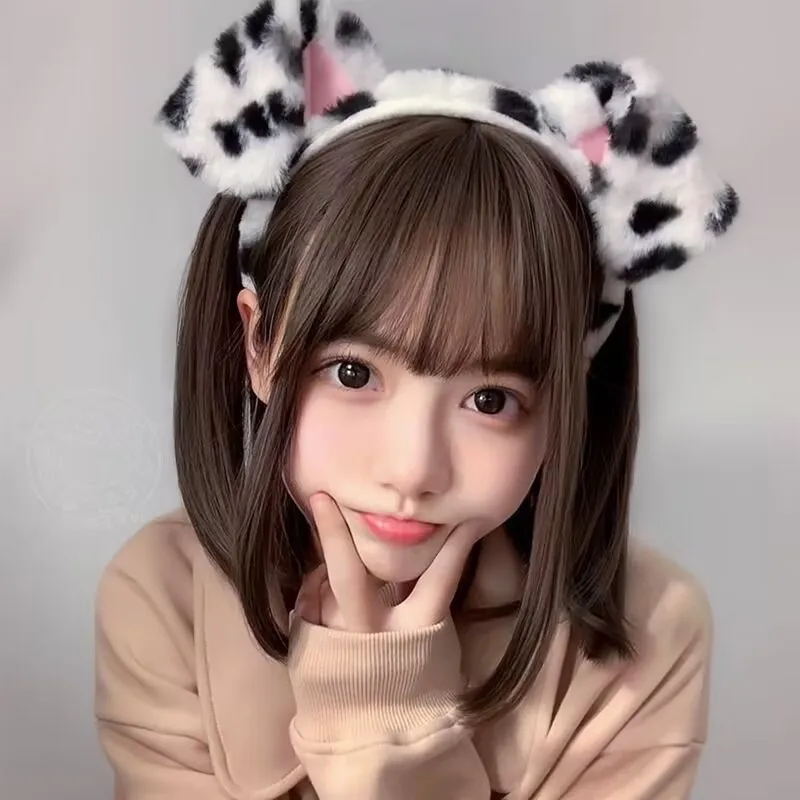 Banda para el pelo con orejas de perro, Dálmata, accesorios para el cabello para cachorros, disfraz de fiesta para niñas