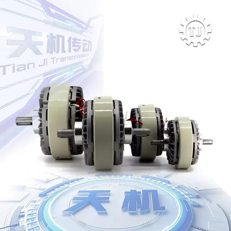 Tianji Factory Direct High 12N.m اثنين رمح مسحوق مغناطيسي مخلب الجسيمات المغناطيسية صناعات الطباعة الجديدة المستخدمة