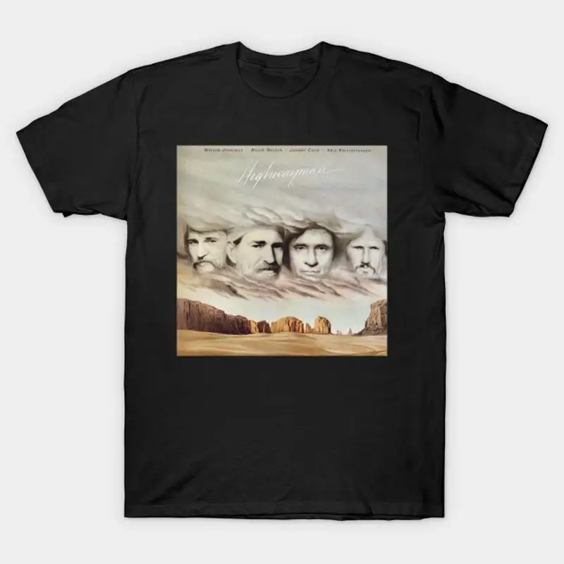 

Highwayman T Shirt The Highwaymen Big River Deportee Against Wind Classic