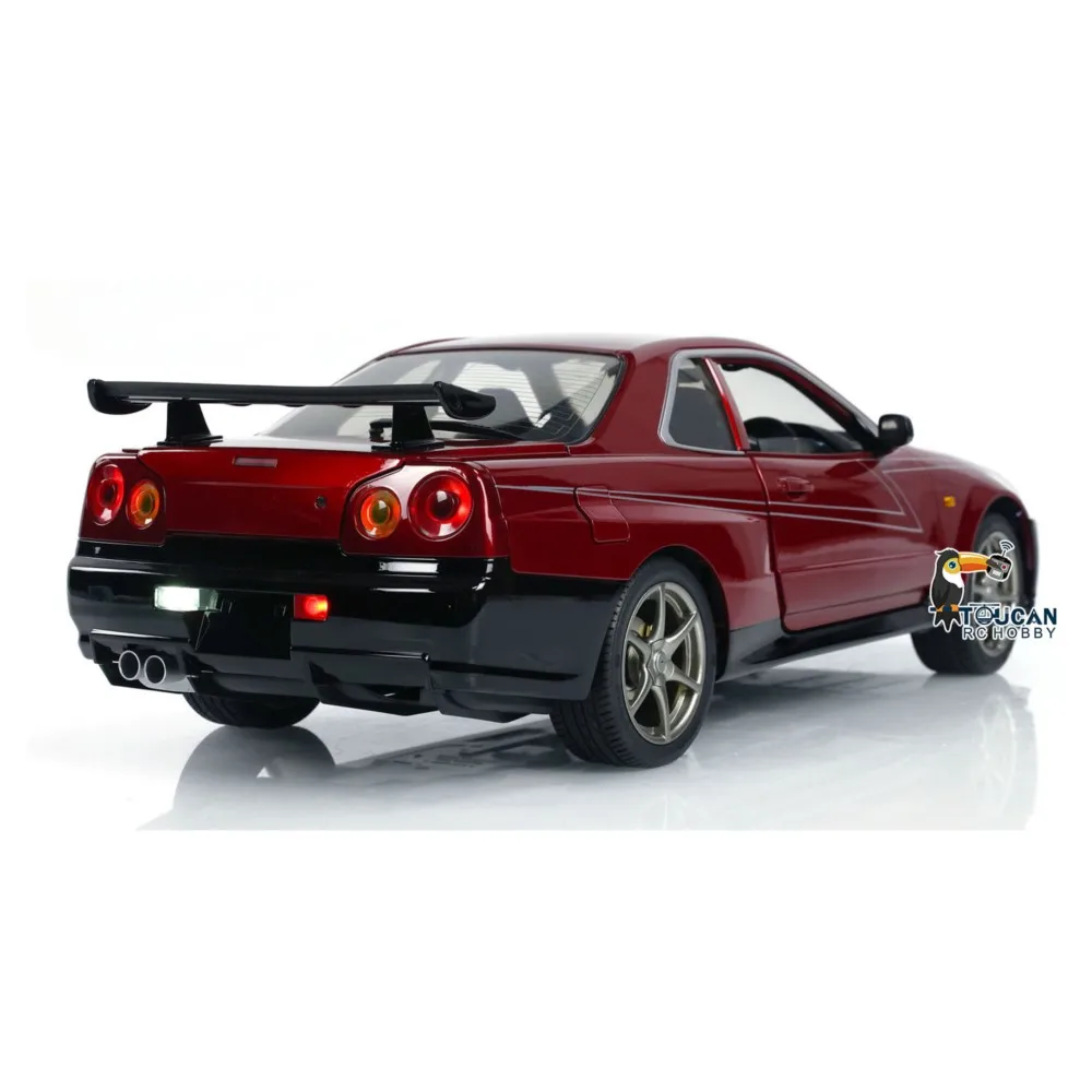 Motore brushless per auto da corsa Drift telecomandata in metallo 1/8 Capo R34 4x4 RC