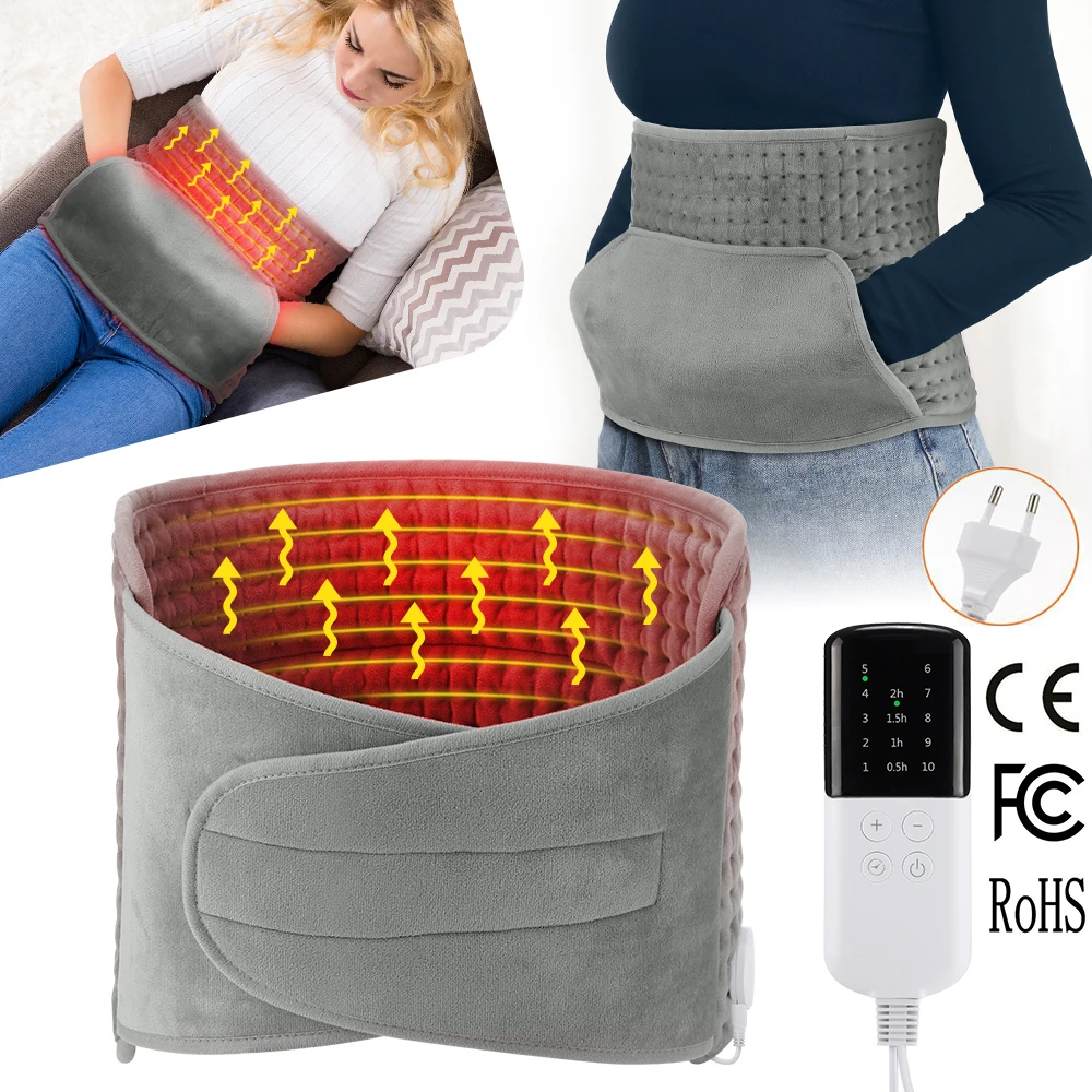 

Multifunctional Electric Back Heating Support Belt Heated Waist Brace Protector Brace Band 4-Gear Timing Support Waist Warmth