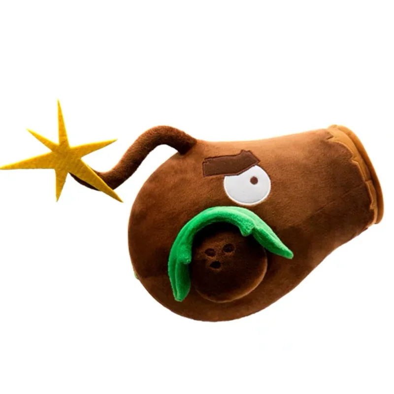 Nuevo muñeco de peluche auténtico de dibujos animados de plantas vs. Zombies, muñeco de tela con planta grande, almohada, regalo divertido para niños