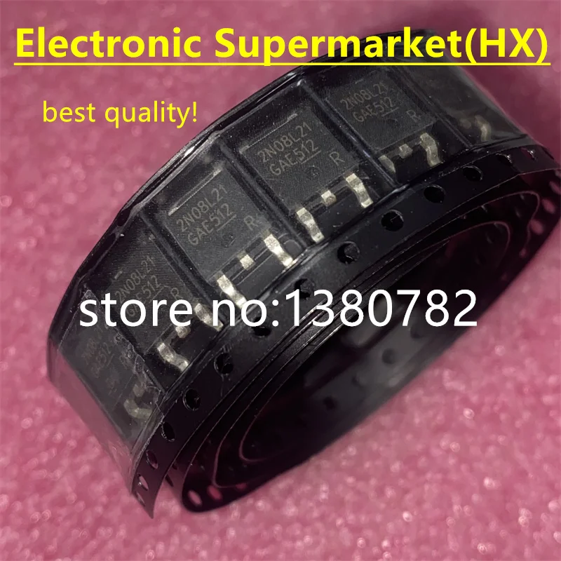 

Free shipping 10pcs-50pcs 2N08L21 IPD30N08S2L-21 TO-252 IC In stock!