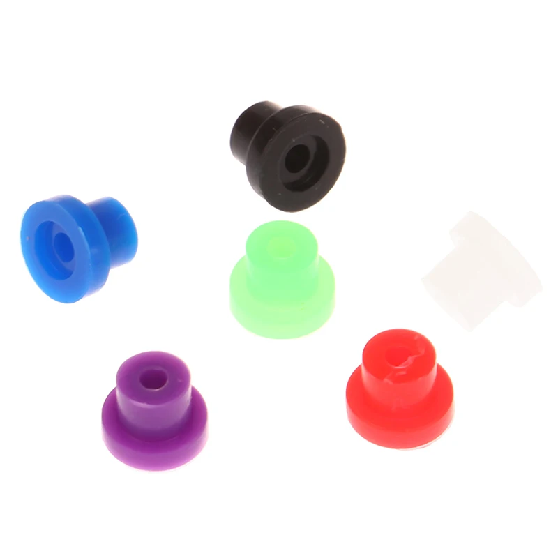 100pcs/lot T Shape Tattoo Machine Rubber Nipple Half Grommets Piston Pin Needle Mat Pad Cushion Pin Cushion