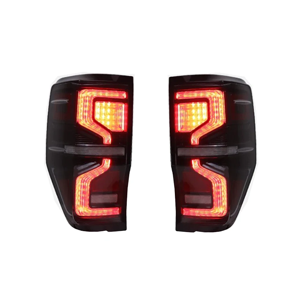 2Pcs Plug And Play Tail Lights Taillight For Ranger Raptor 2012-2021 Rear Lamp DRL + Turn Signal + Reverse + Brake LED Lights