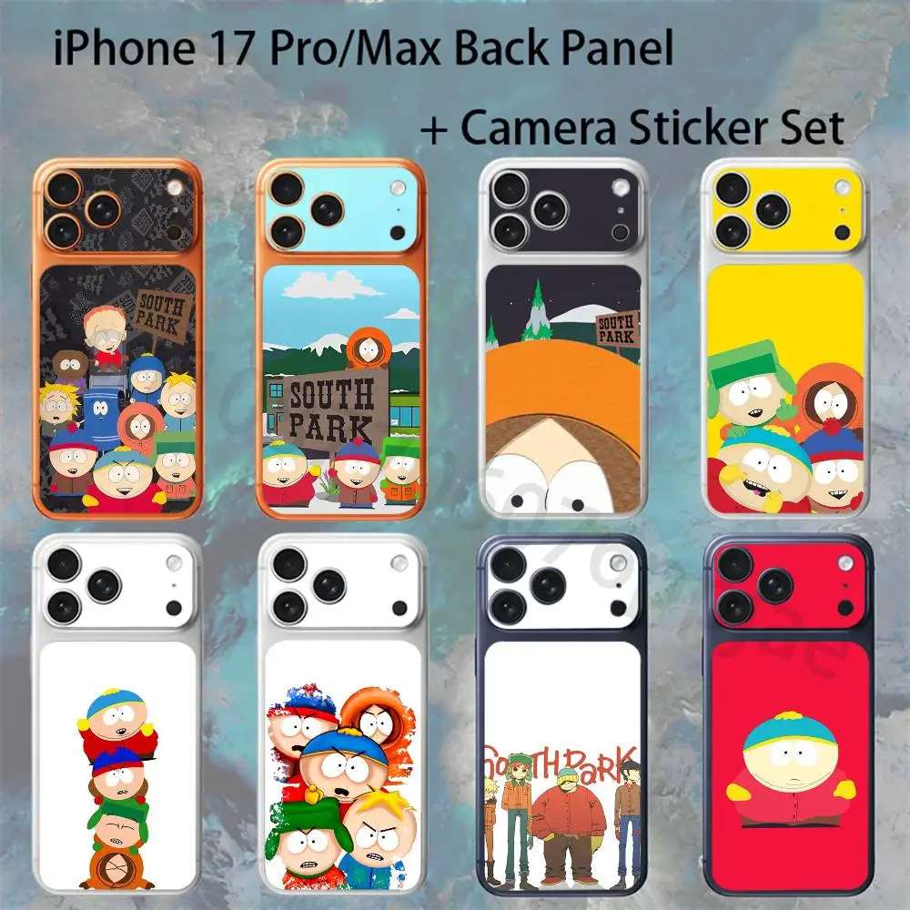 

Защитная пленка-наклейка S-South P-Park для iPhone 17 Pro/Max, полноцветная, на весь корпус, для задней панели