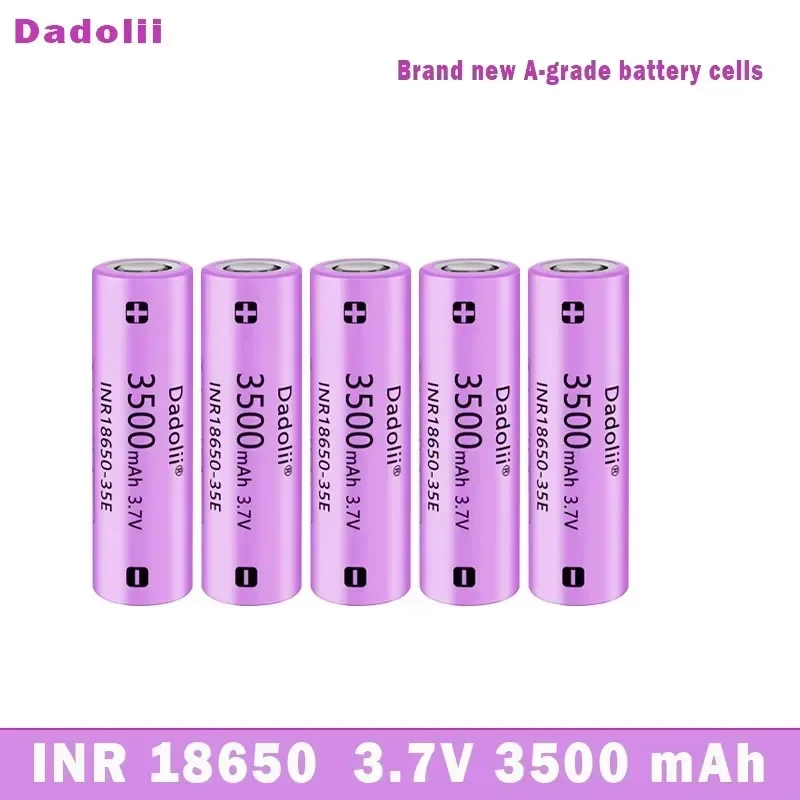 Versatile  High-Quality   3.7V 3500mAh 18650 Lithium Rechargeable Batteries, Great for Flashlights, 1-40pcs Set