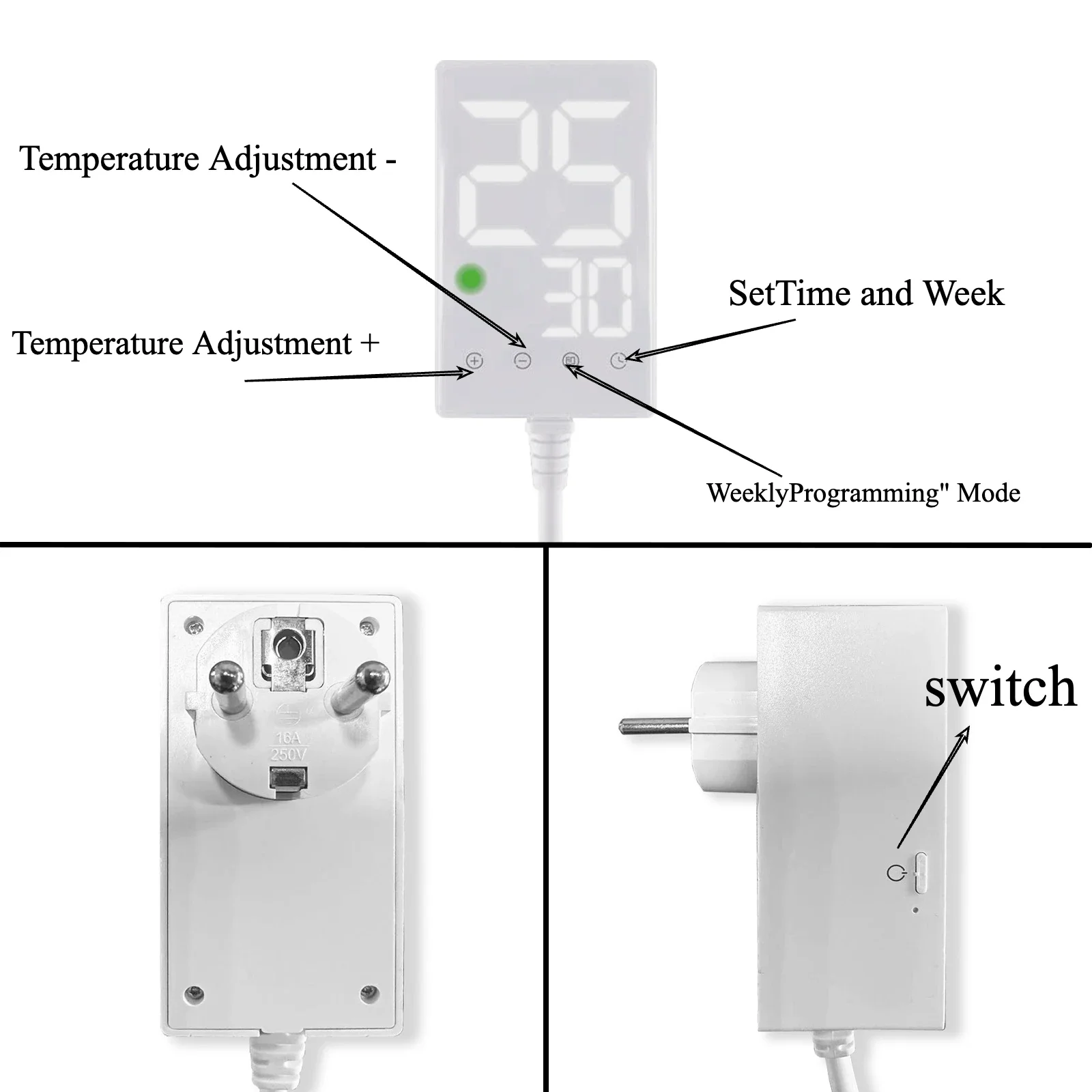 Lntelligent Temperature Regulation Farinfrar Heating Board Energysaving Appliances for Winter HomeHeating Overheating Protection