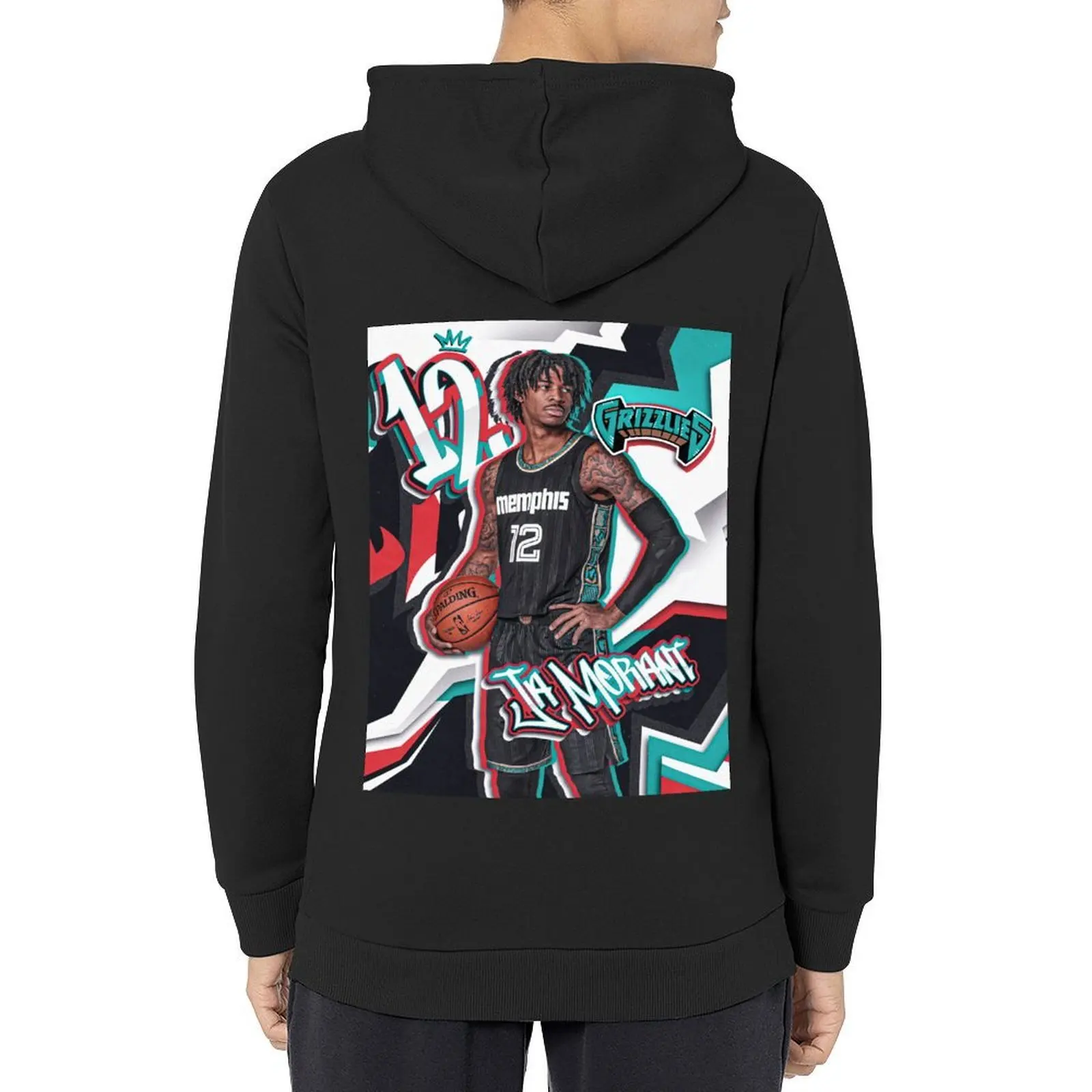 Sudadera con capucha de baloncesto Ja Morant, ropa coreana de otoño, conjunto de sudadera para hombre, sudadera para hombre, ropa para hombre, jersey con capucha