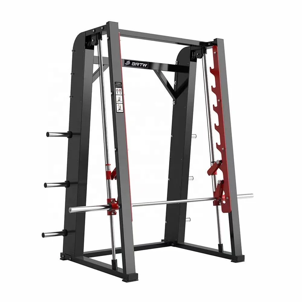 weight plate smith machine multi functional gym equipment smith machine