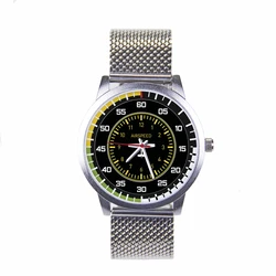 Logo Classic Man Watch Men Wrist Original DIY Dial Husband Name Friend Aircraft Instruments Electronic Watches Son Choice Photo