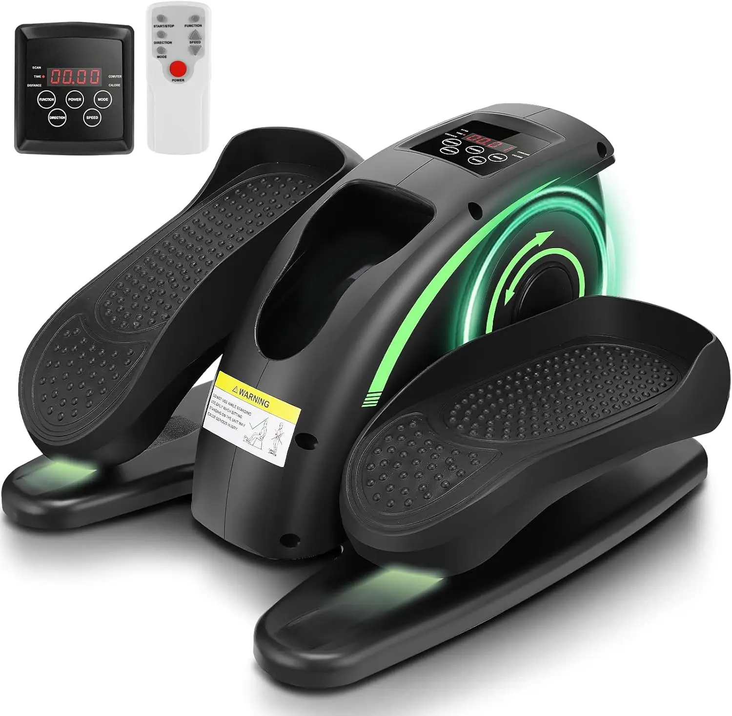 

Under Desk Elliptical Machine, Electric Seated Pedal Exerciser, Mini Elliptical Machines for Seniors, LCD Display Monitor, Remot