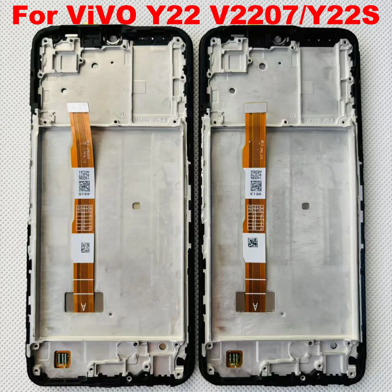 

6.55"Original For Vivo Y22 V2207/Y22S V2206 LCD Display Frame Y22 2022 LCD Display Screen Touch Panel Digitizer Assembly