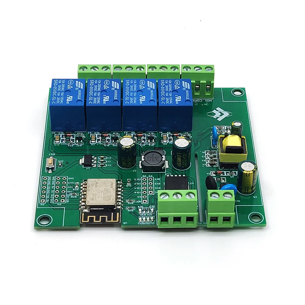 AC/DC Power Supply ESP8266 Wireless WIFI 4 Channel Relay Module ESP-12F Wifi Development Board for Arduino