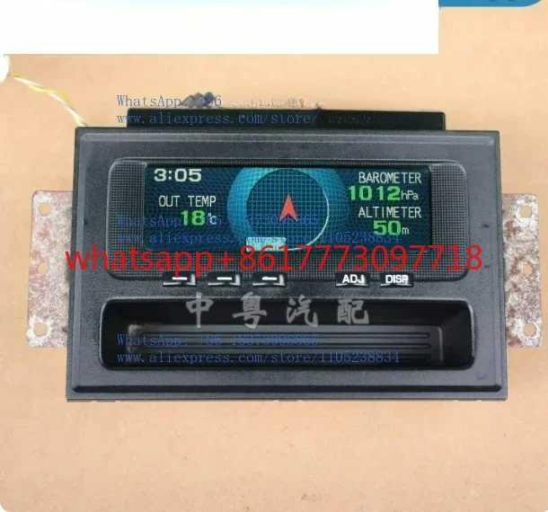 1pcs Pre-owned Adapted  Pajero V67V68V73V75V77V78 Compass Altitude Meter Multifunctional Sub-Instrument Color Screen