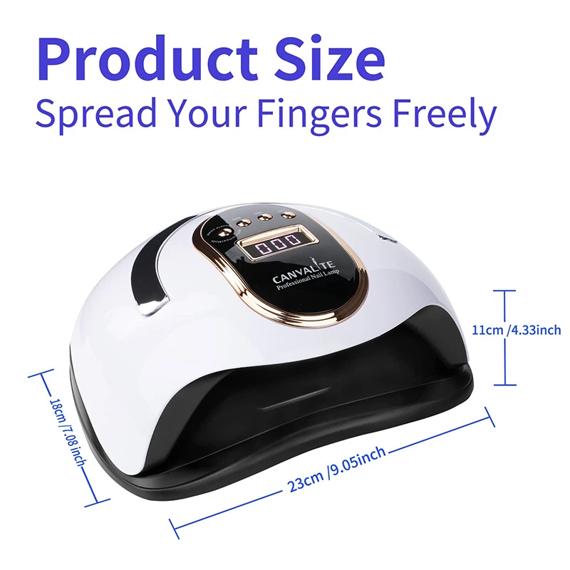 Secador de uñas LED/UV, lámpara de hilo dorado, lámpara de cuentas para uñas, secador de esmalte de Gel, accesorios ligeros para decoración de uñas, Gel de curado para uñas de los pies