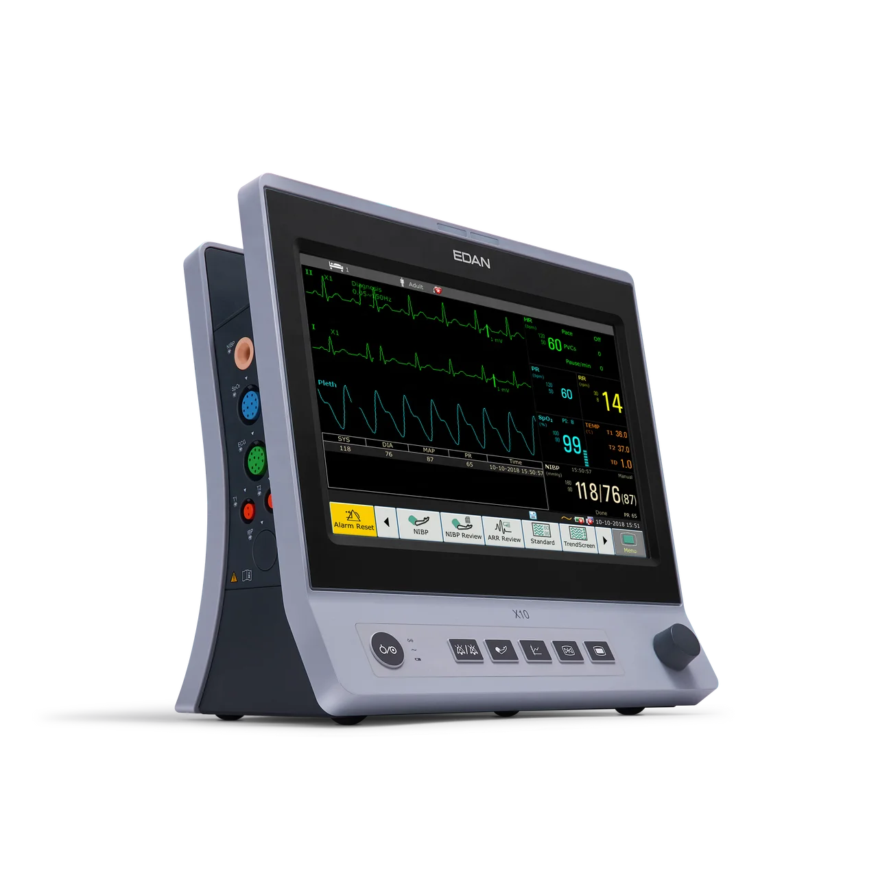 

Edan Patient Monitr Veterinary 10.1 Inch Touch Screen Vital Sign Monit X10Vet