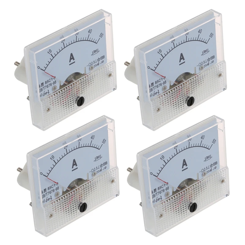 

Big Deal 4X 85C1 DC 0-50A Rectangle Analog Panel Ammeter Gauge