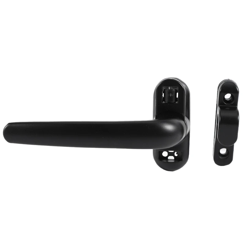 

Hot 8X Door And Window Handle Lock Casement Window Lock Wheel Handle Black