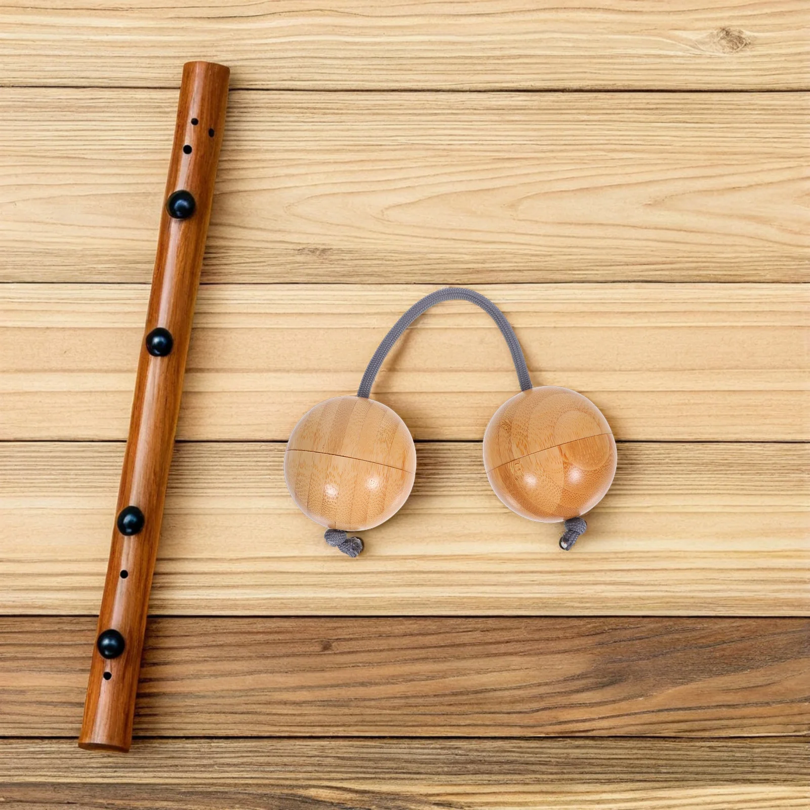

Kashaka Bamboo Rhythm Shaker Balls Asalato Hand Percussion Instrument for Beginners Music Education Family Interaction