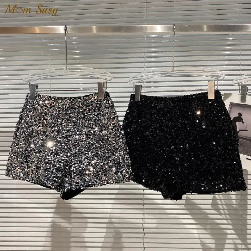 Fashion Baby Girl Bling Sequined Shorts Toddler Teens Child Shiny Short Trousers Kid Pant Party Club Baby Clothes 1-14Y