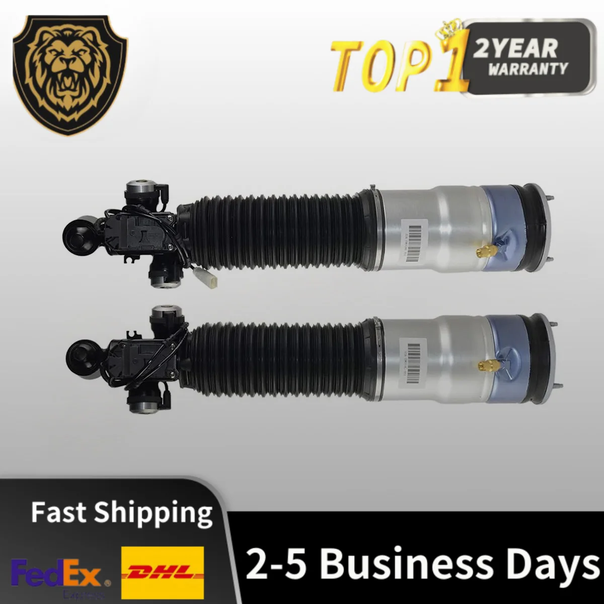 

Pair Rear Air Suspension Shock Struts For BMW F01 F02 740i 750i 760Li xDrive 2WD 2007-2015 37126791676 37126796930