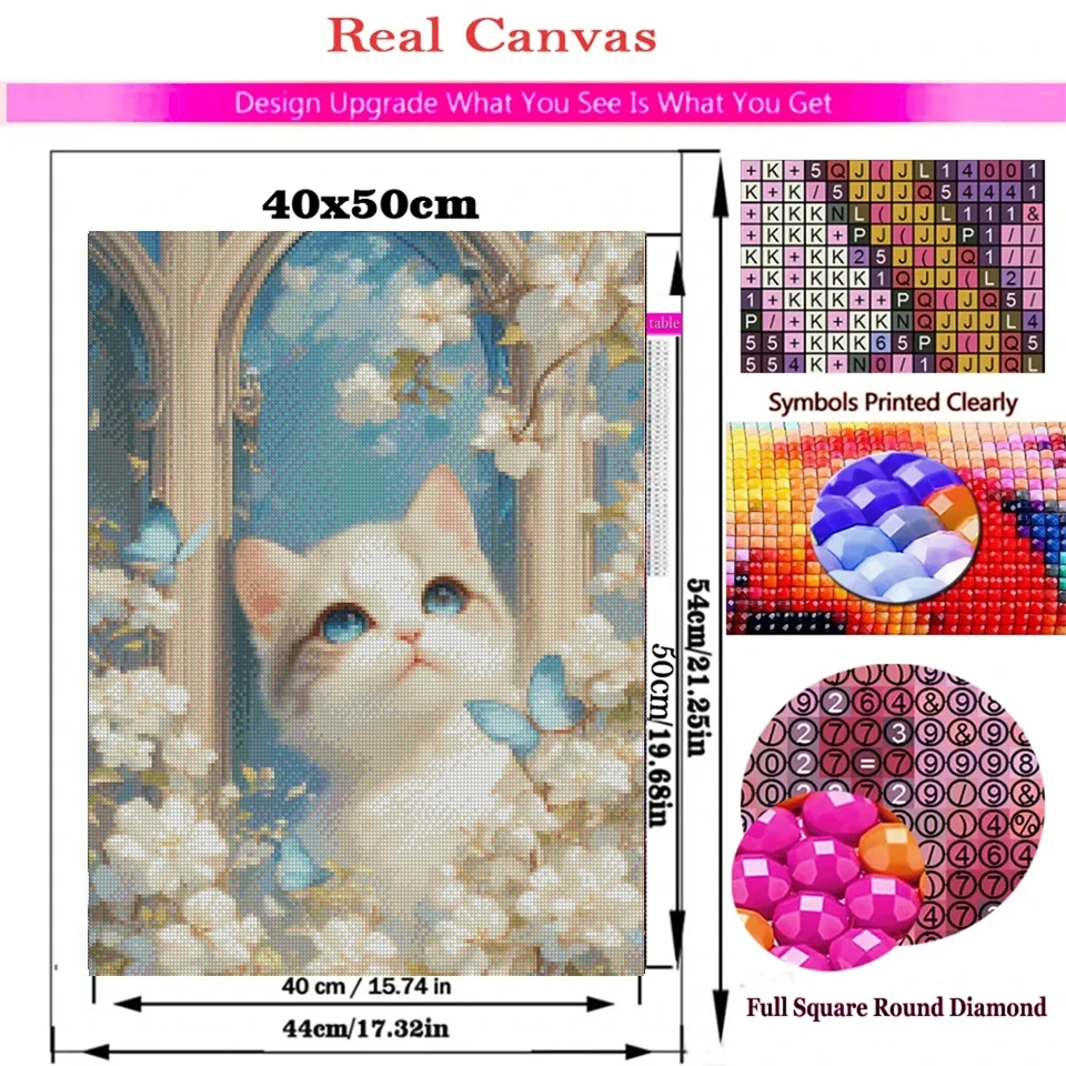 Full Diamond Painting New Collection Windowsill Cat and Flowers 5D DIY Diamond Embroidery Animal Cross Stitch Mosaic Home Decor