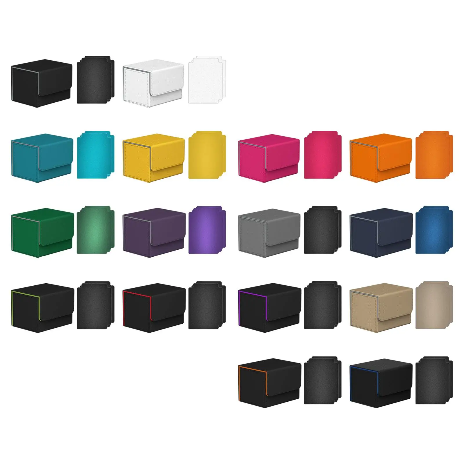 

Collective card deck box for collecting cards, playing card box,