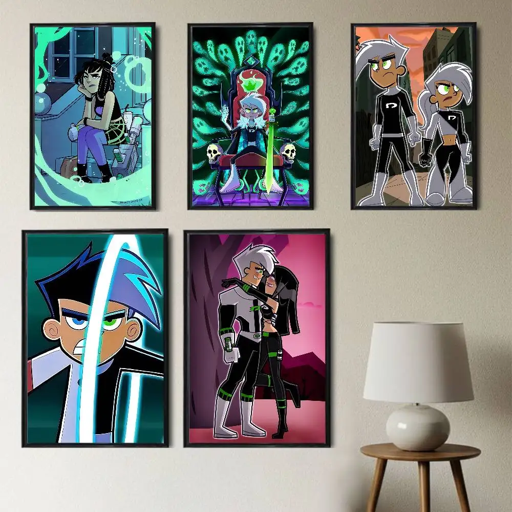 Invincible Danny Dani Phantom Dorm Living Room Aesthetic Wall Decoration Painting Poster Stickers