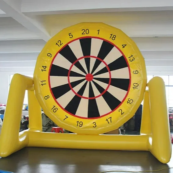 Factory Direct 2026 Fun Games Props Inflatable Football Darts Board Outdoor Team Building Outward Bound Training Equipment