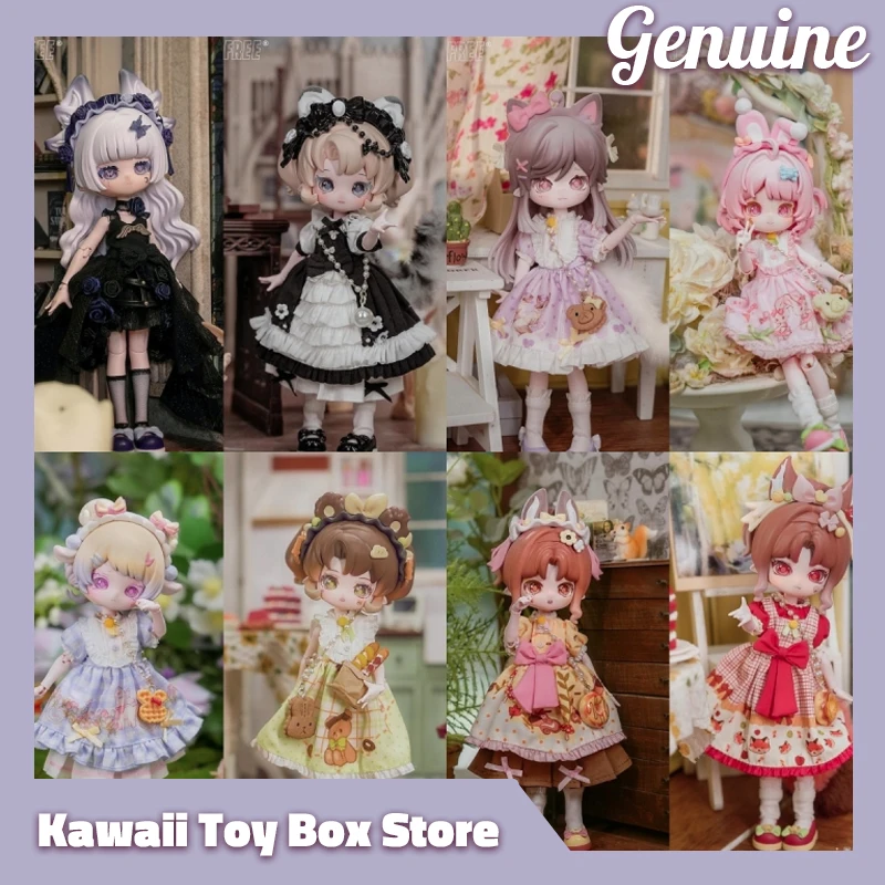 

Come4free Minty Forest Series BJD Blind Box Doll Movable Joint Action Figure Cute Strange Model Toy Gift Collection anime