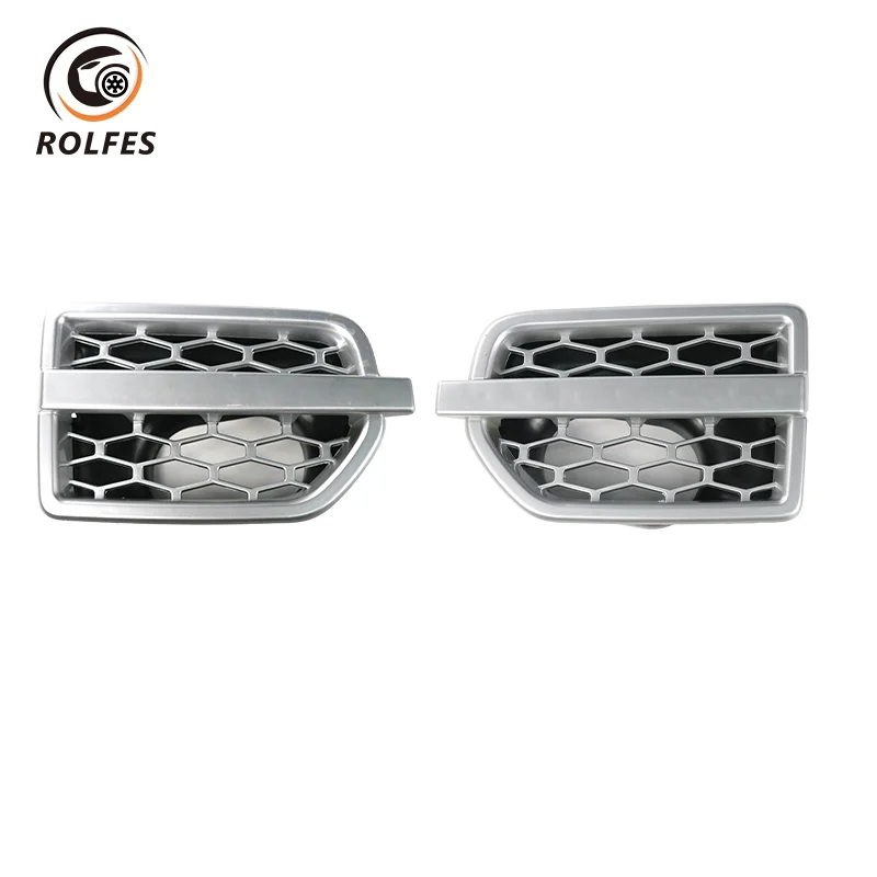 ROLFES Car Fender Side Vent Hole Sticker Air Flow Cover For Land Rover Discovery 4 2014 2015 2016 LR057531 LR057530