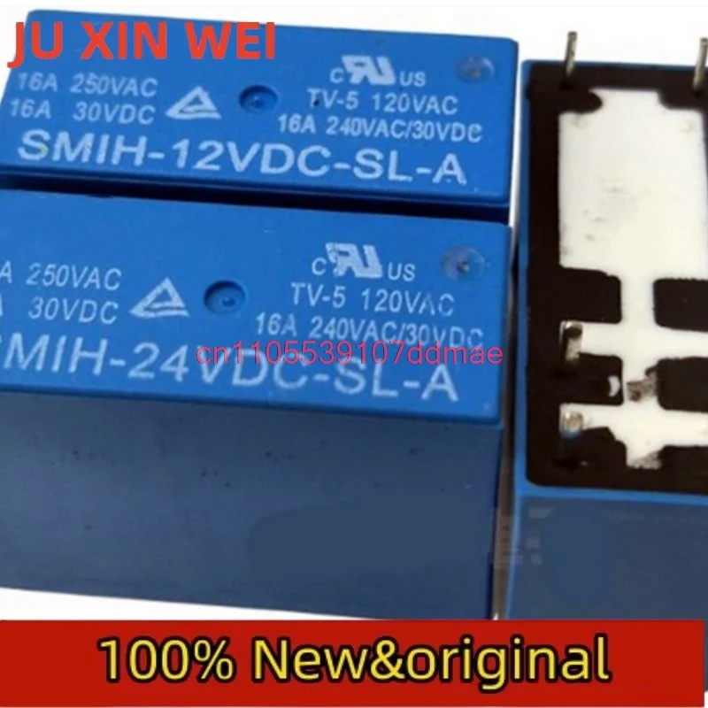 10Pcs/lot SMIH-05VDC-SL-C SMIH-05VDC-SL-A SMIH-24VDC-SL-A SMIH 5V 12V 24V Relays 16A 250V 6PIN A Type 6 Pin C Type 8 Pin